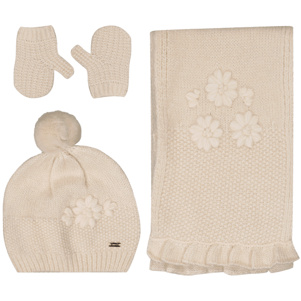 Mayoral Baby Meisjes Muts Beige - Superstellar