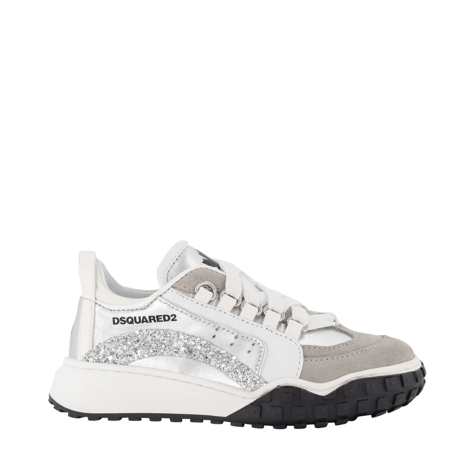 Dsquared2 Kinder Meisjes Sneakers Zilver 27