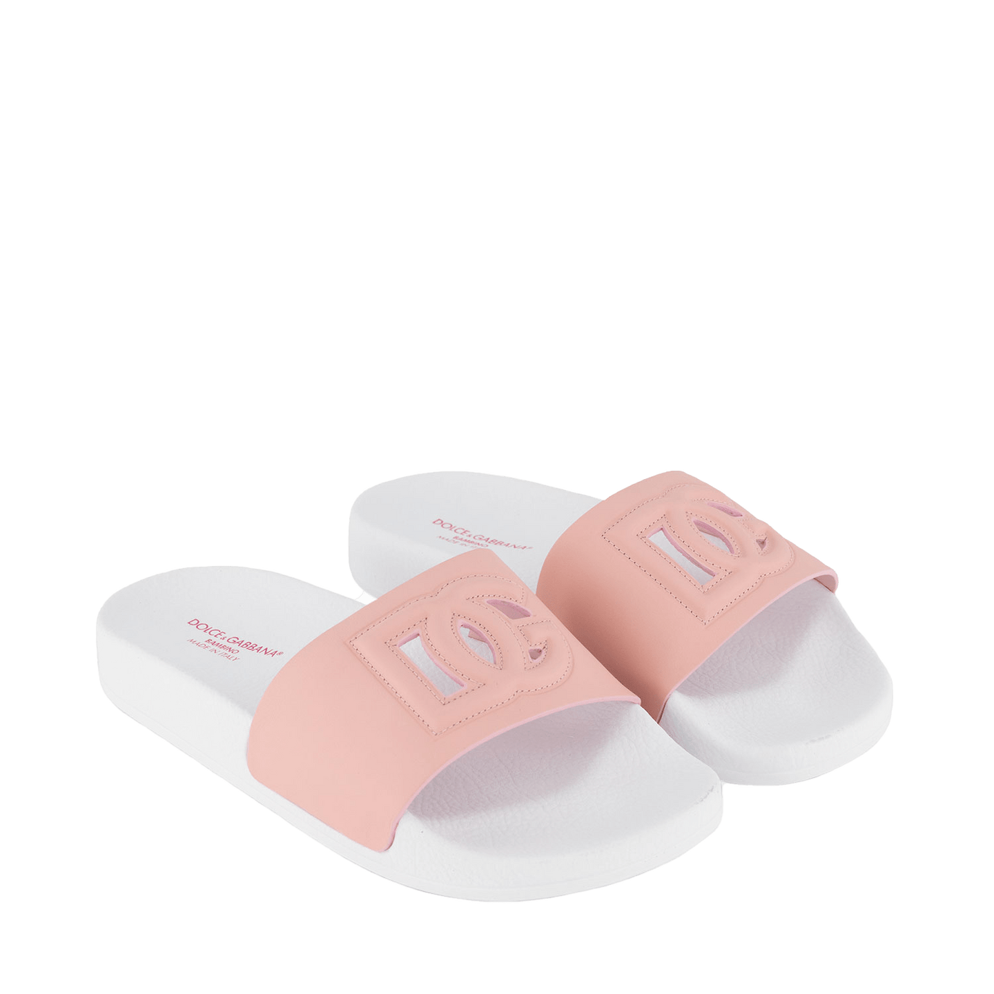 Dolce & Gabbana Kids Girls Flip-Flops Light Pink