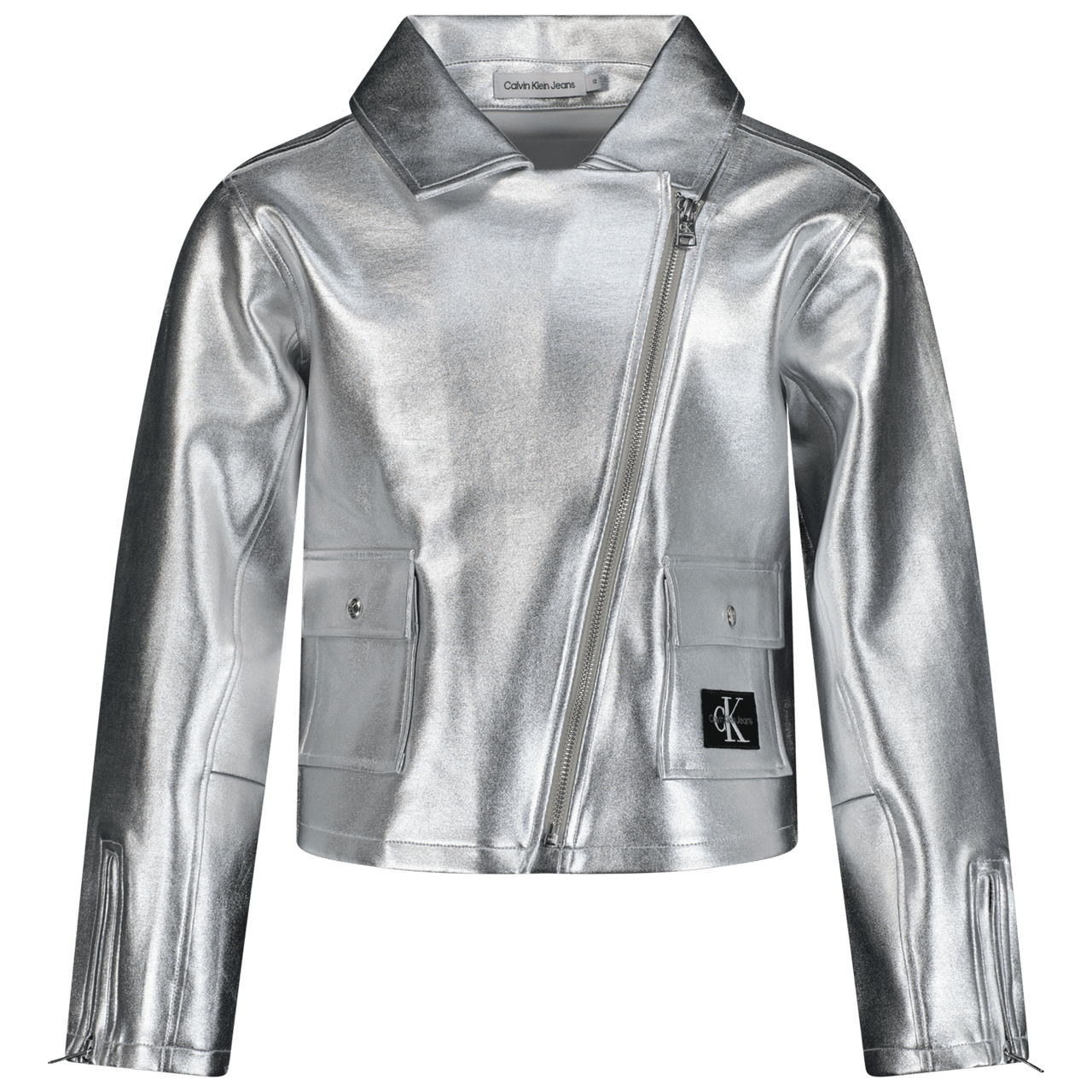 Calvin Klein Kinder Meisjes Jas Zilver 4Y