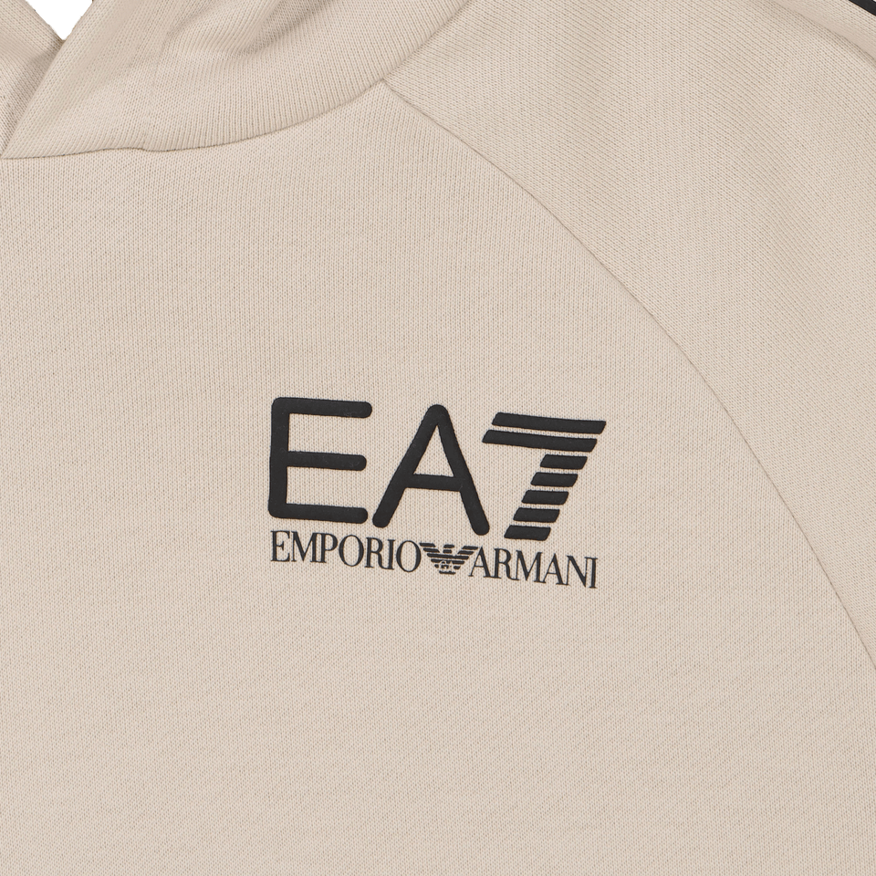 EA7 Kids Boys Sweater Beige
