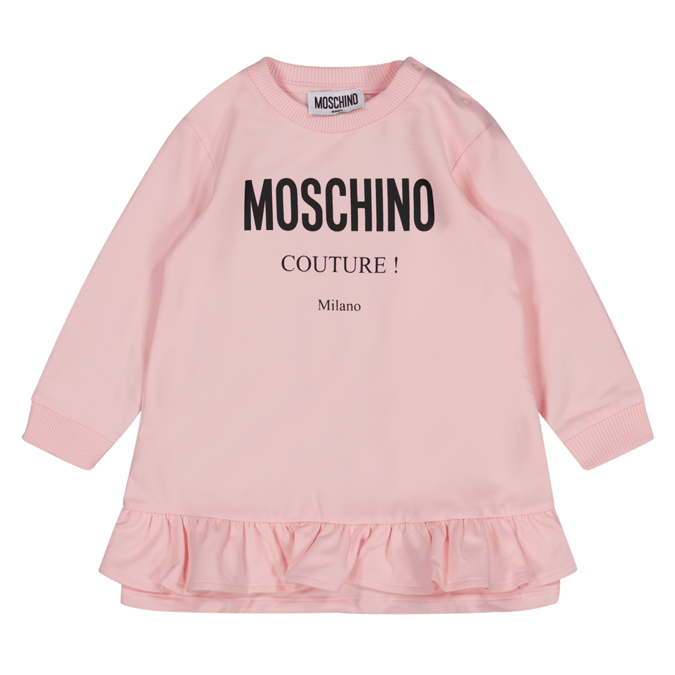 Moschino Baby Girls Dress Light Pink