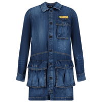 Dsquared2 Kinder Meisjes Jurk Jeans 4Y