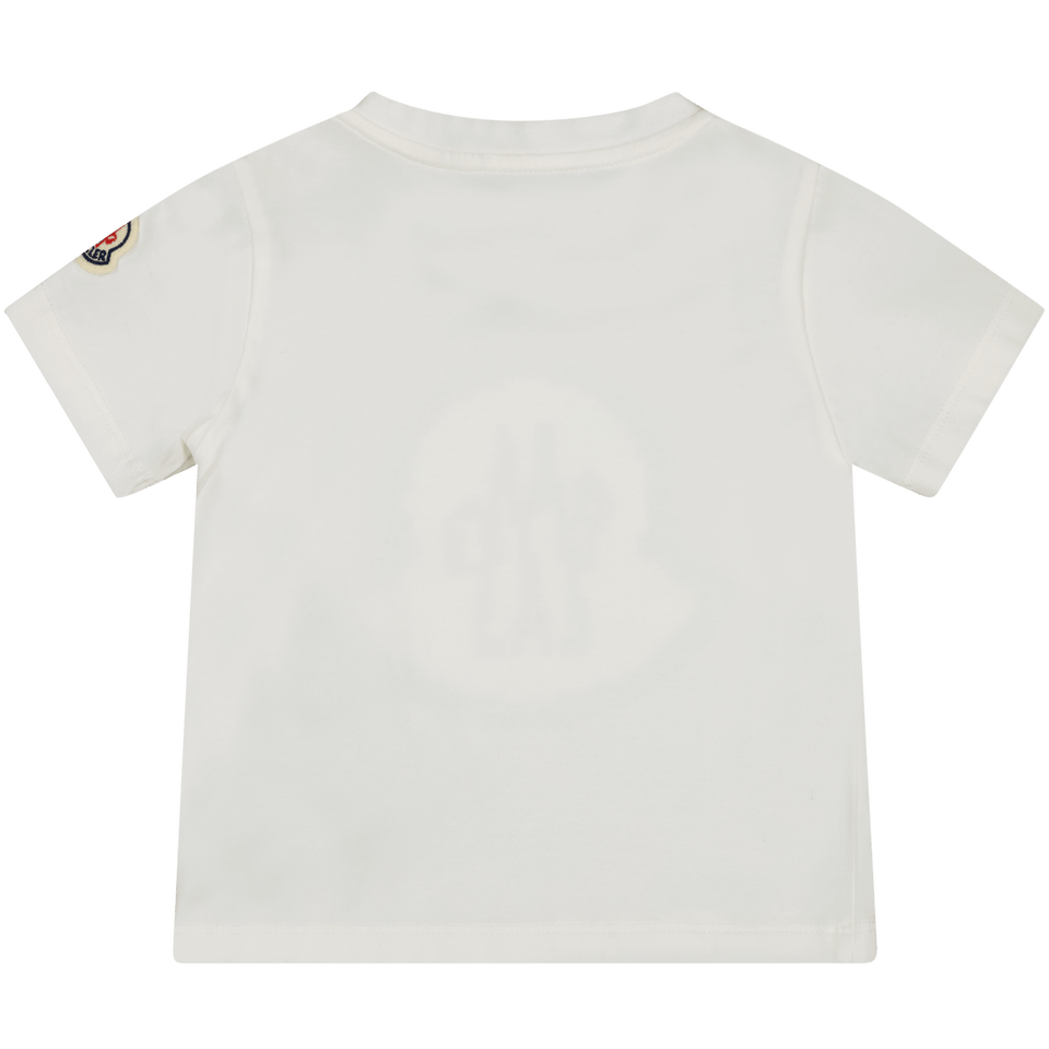 Moncler Baby Jongens T-Shirt Wit