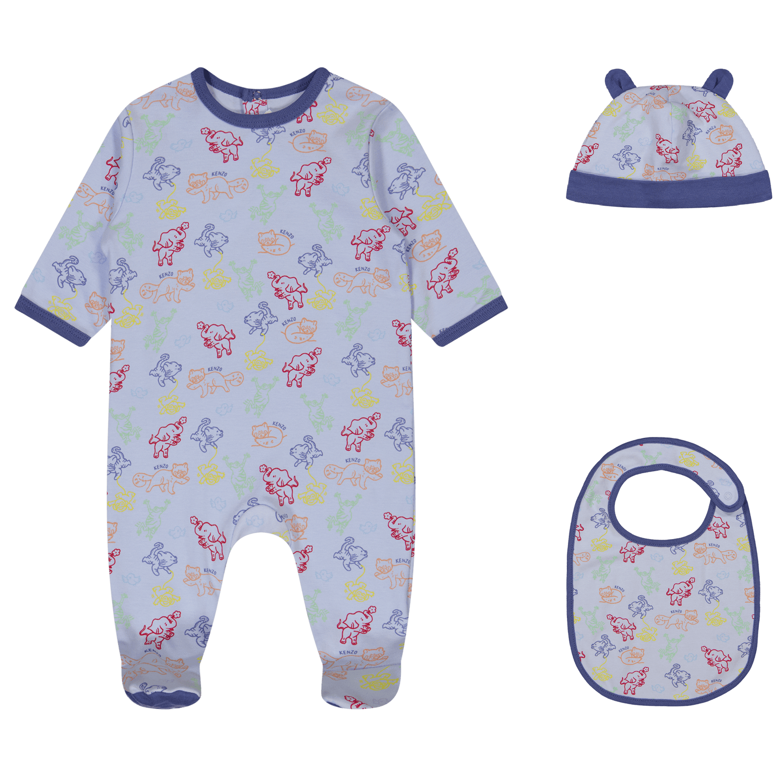 Kenzo kids Baby Unisex Bodysuit Light Blue