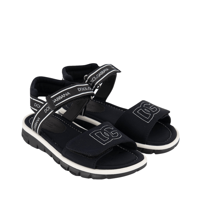 Dolce & Gabbana Kids Unisex sandals Black