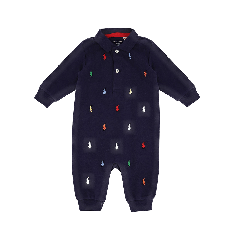 Ralph Lauren Baby Boys Bodysuit Navy