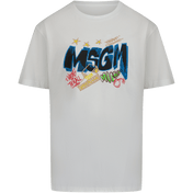 MSGM Çocuk T-Shirt Beyaz