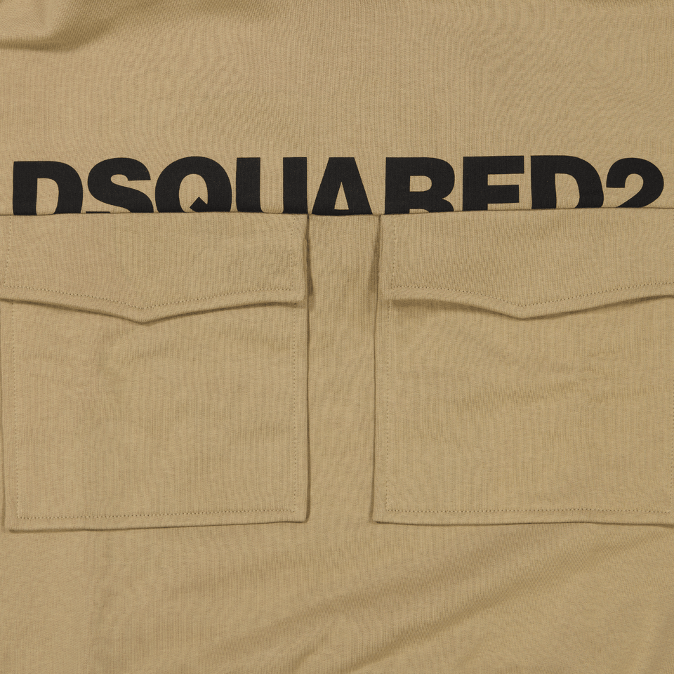 Dsquared2 Kids Unisex Sweater Camel