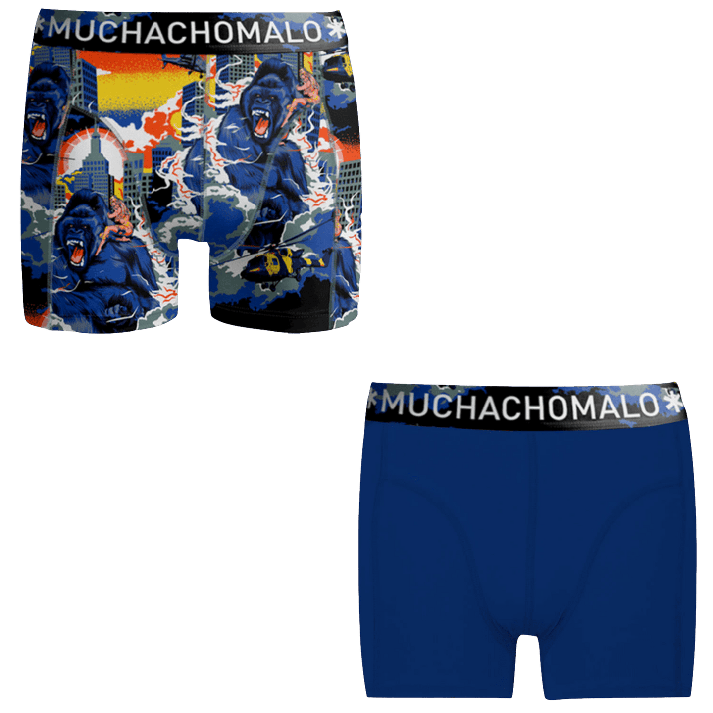 Muchachomalo Kids Boys Underwear Cobalt Blue