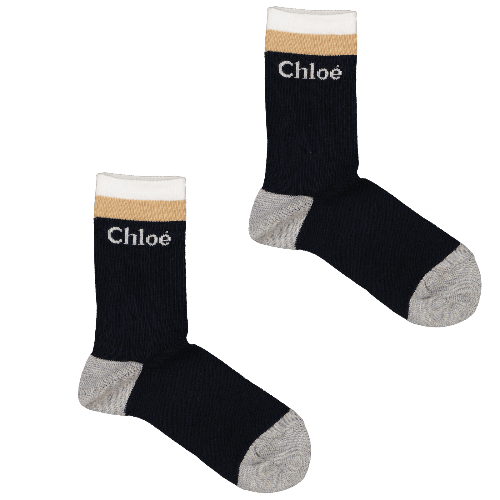 Chloe Kids Girls Socks Navy