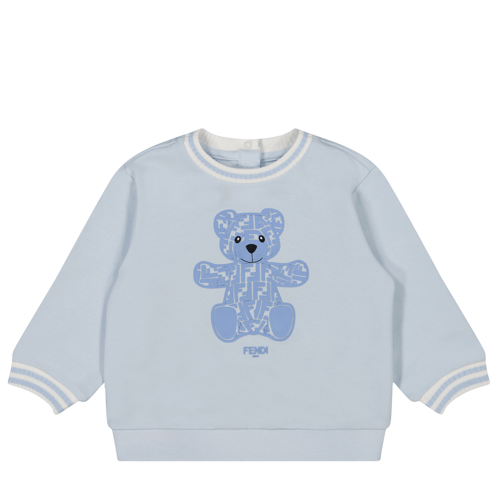 Fendi Baby Unisex Sweater Light Blue