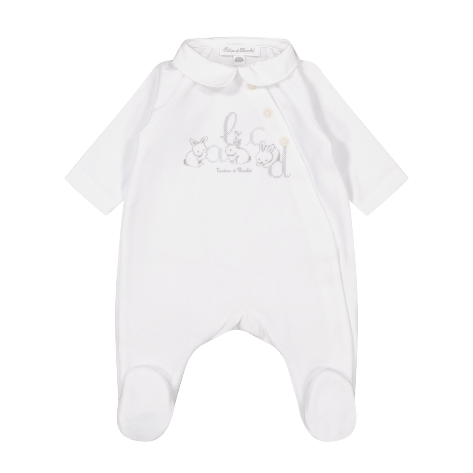 Tartine et Chocolat Baby Unisex Bodysuit White
