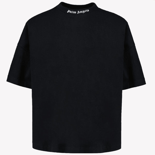 Palm Angels Kids Boys in T-Shirt Black