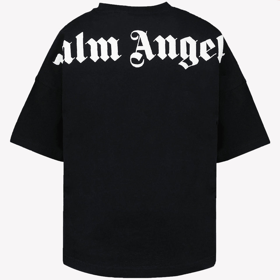 Palm Angels Kids Boys in T-Shirt Black