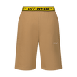 Off-White Kids Unisex Shorts Beige