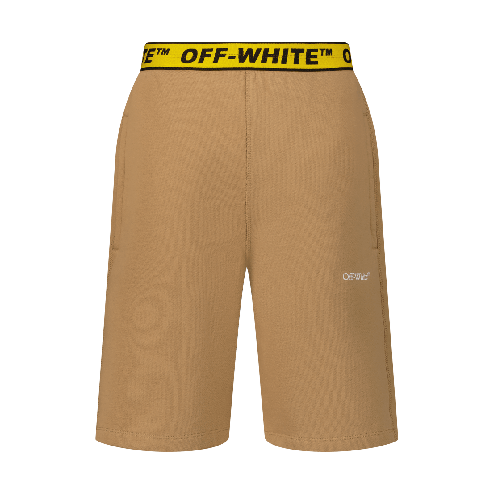 Off-White Kids Unisex Shorts Beige
