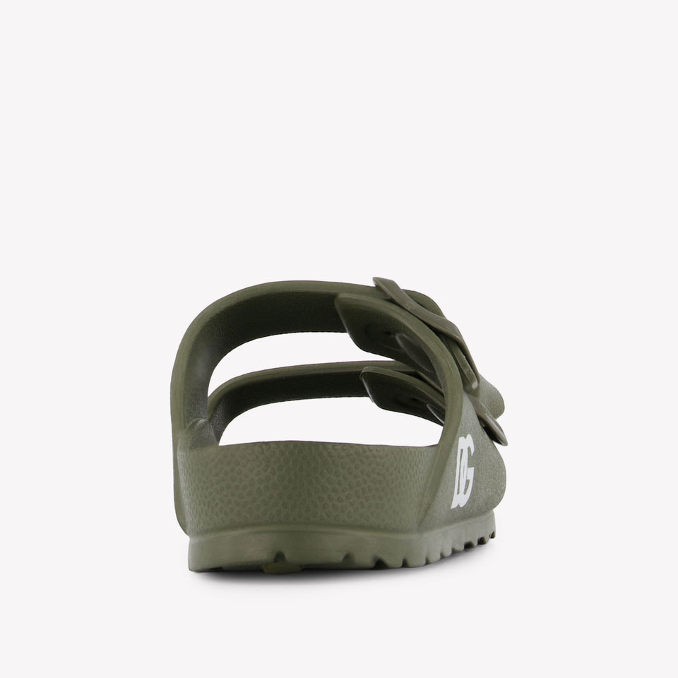 Dolce & Gabbana Jongens Slippers In Army