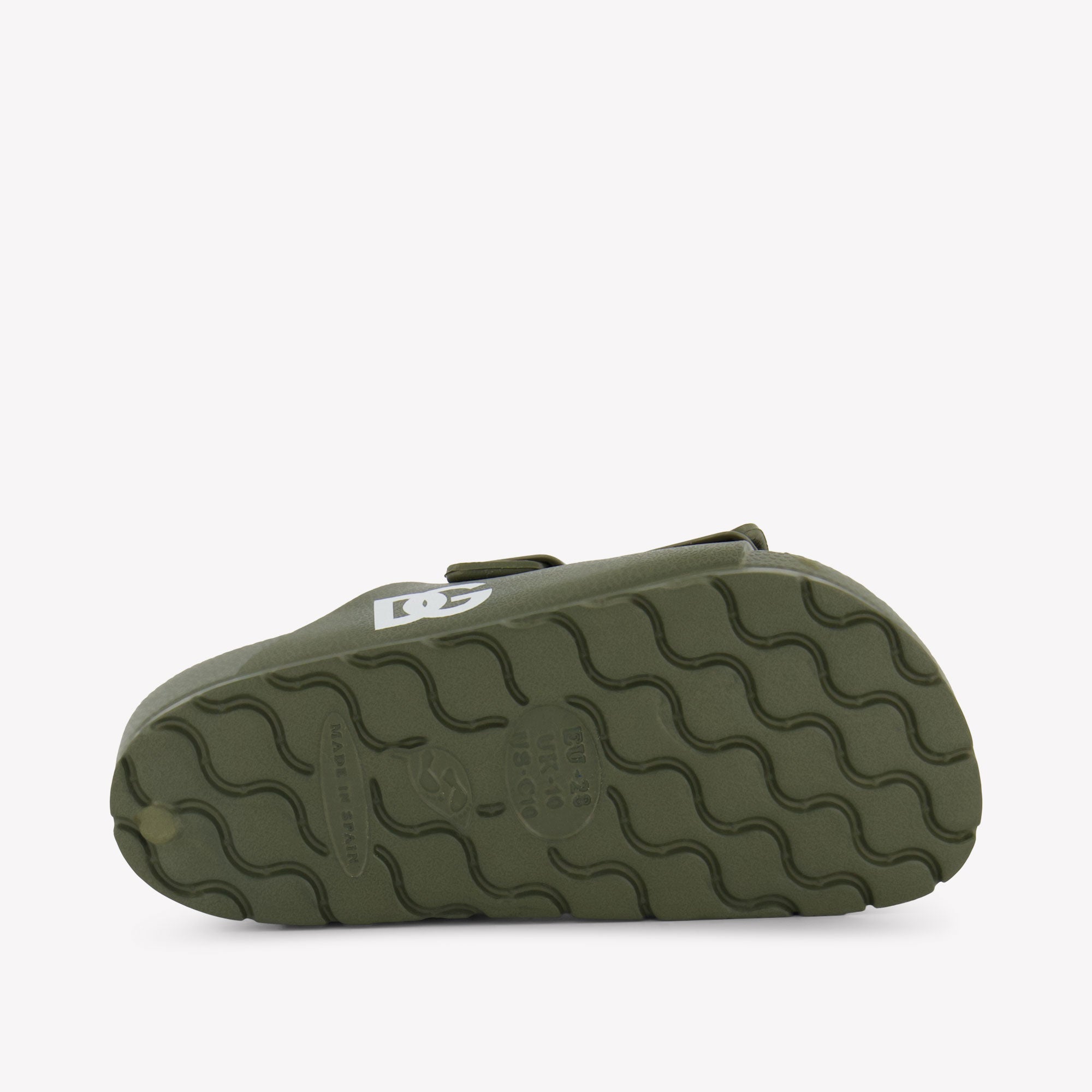 Dolce & Gabbana Boys Flipflops In Army