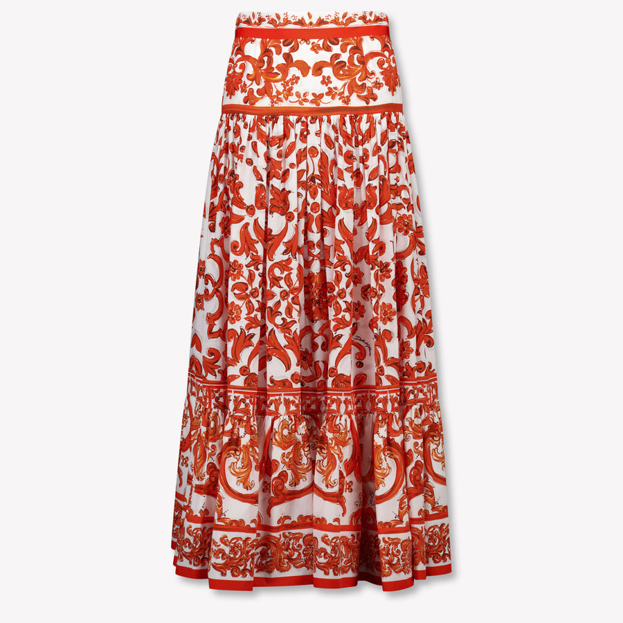 Dolce & Gabbana Girls Skirt in Orange