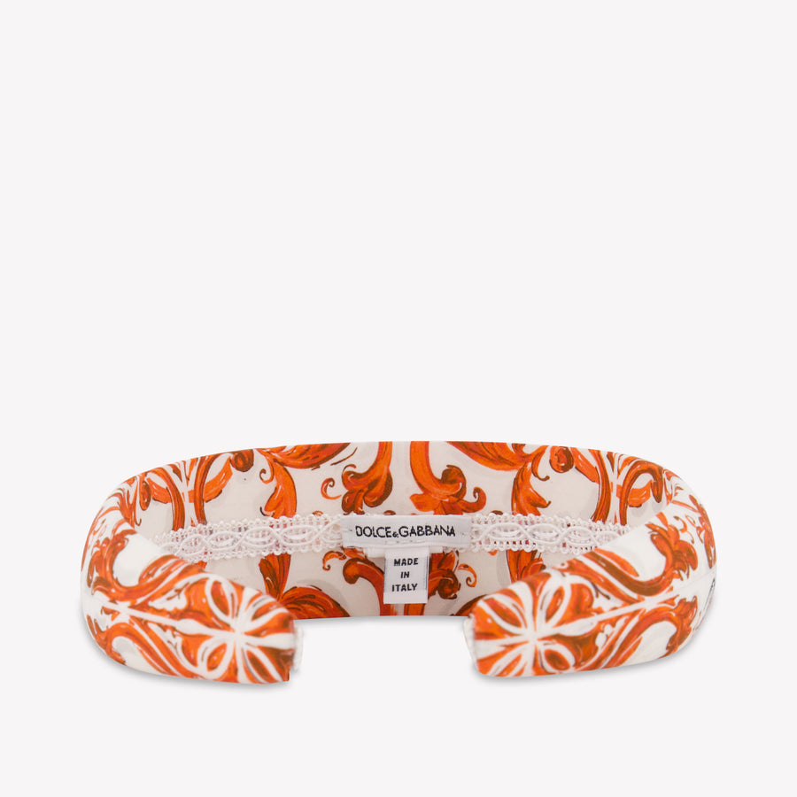 Dolce & Gabbana Baby Girls Accessory In Orange