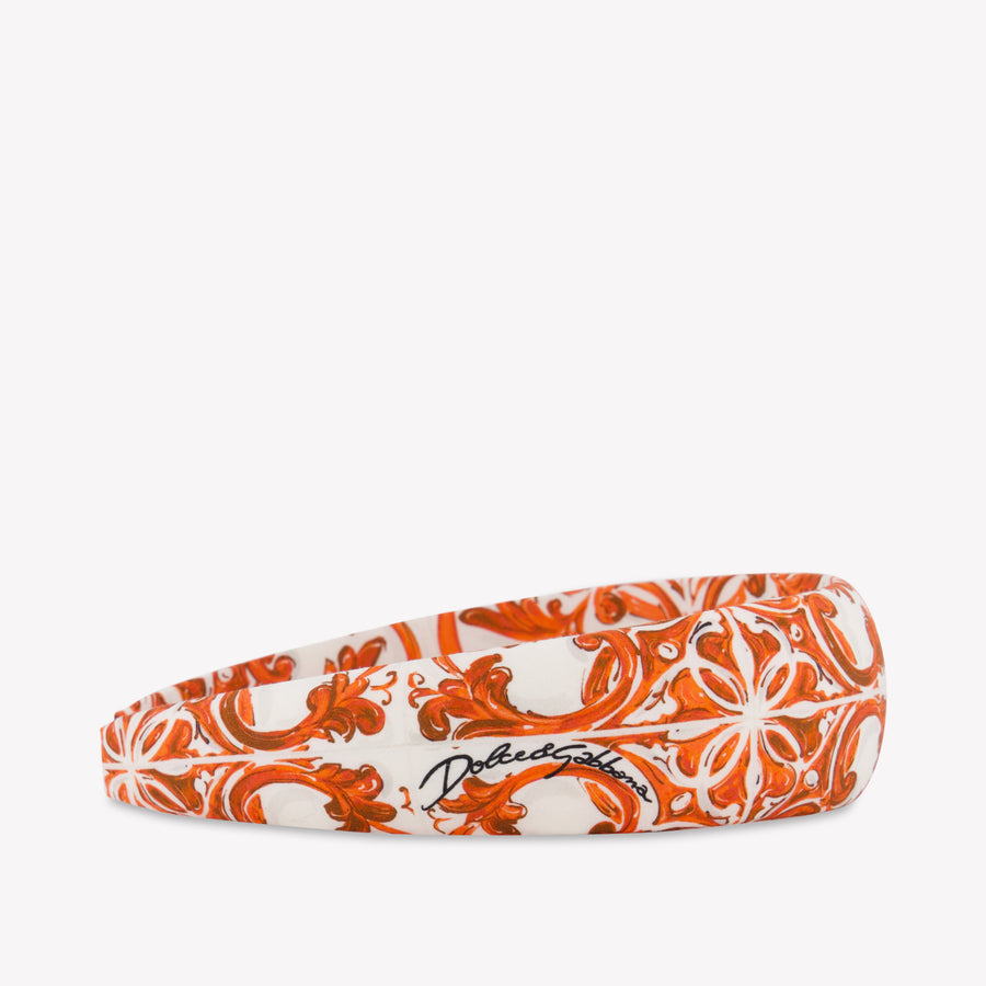 Dolce & Gabbana Baby Girls Accessory In Orange