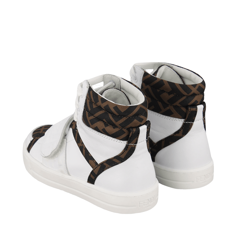 Fendi Kinder Unisex Sneakers Wit