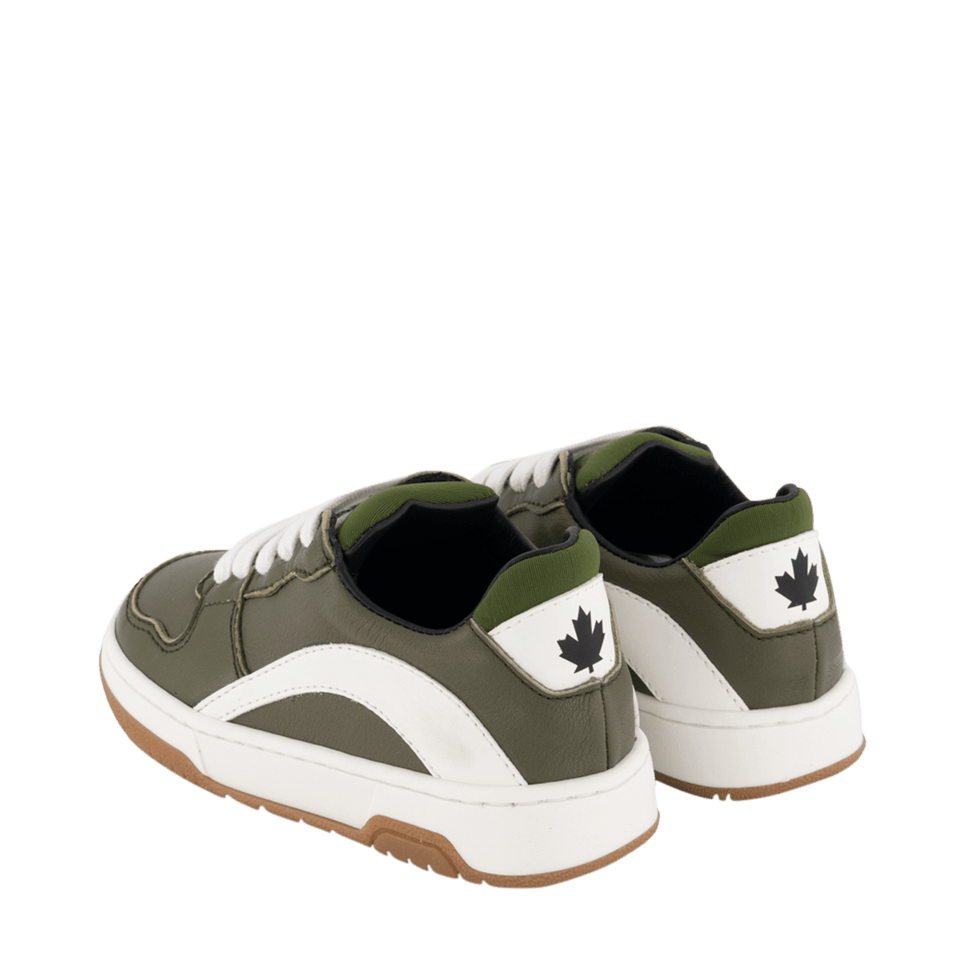 Dsquared2 Kids Unisex Sneakers Army