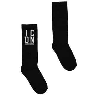 Dsquared2 Kids Unisex Socks Black