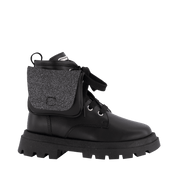Monennalisa Children's Girls Boots Black