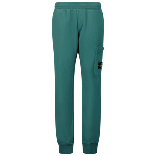 Stone Island Kinder Jongens Broek Donker Groen - Superstellar