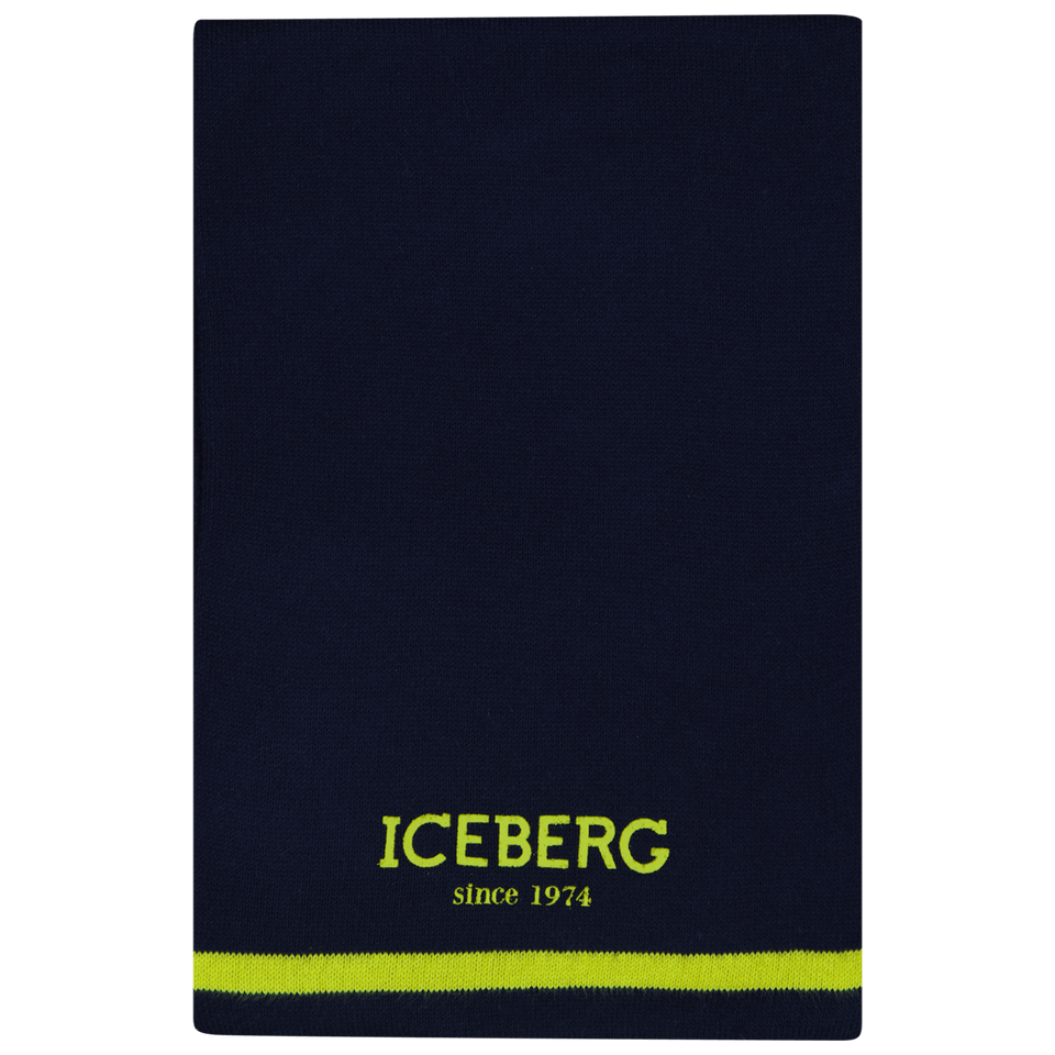 Iceberg Baby Boys Scarf Navy