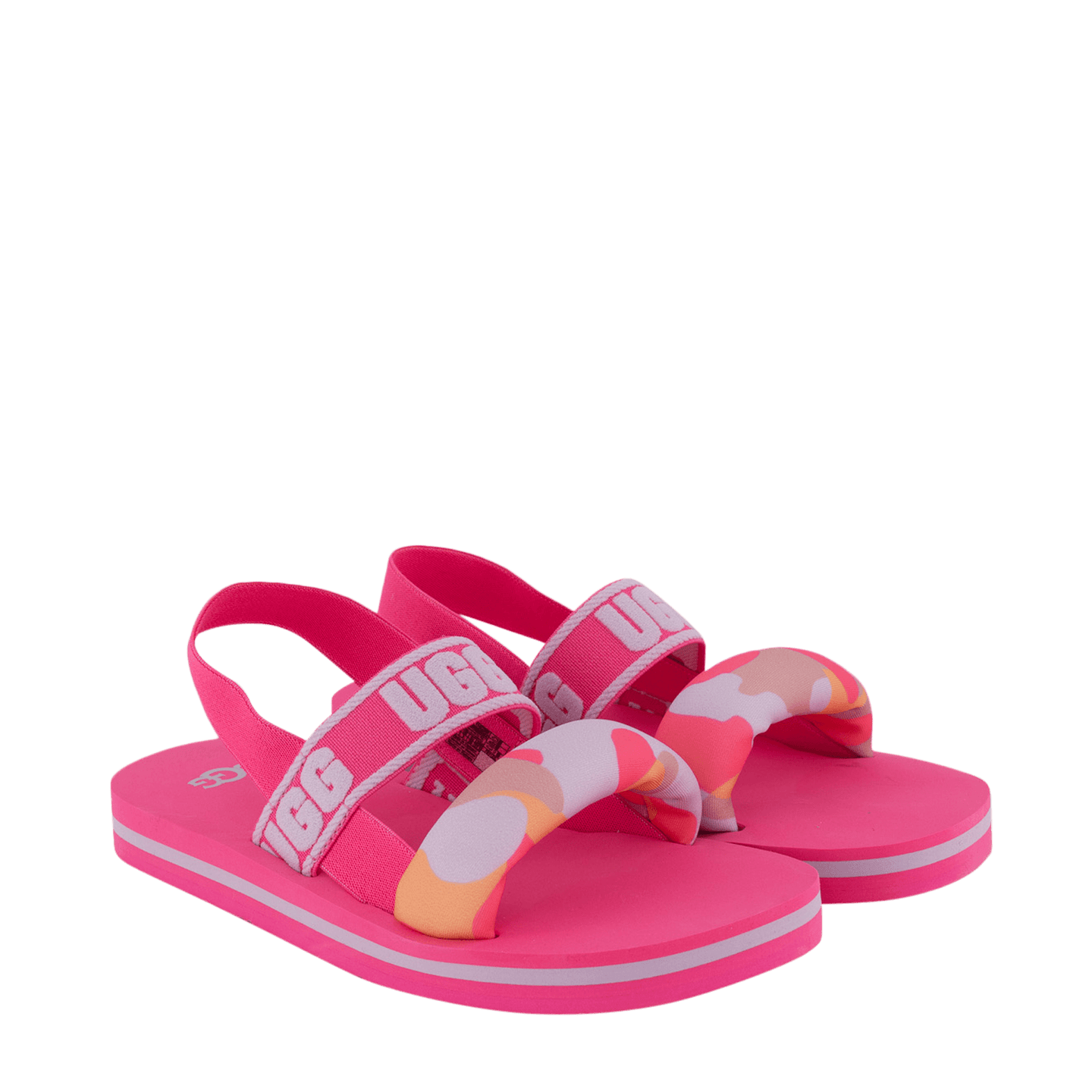 UGG Kinder Meisjes Slippers Fluor Roze 31