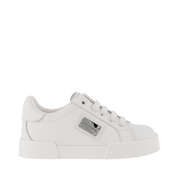 Dolce & Gabbana Kids Unisex Boots White