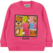 Moschino Baby Girls Sweater Fuchsia