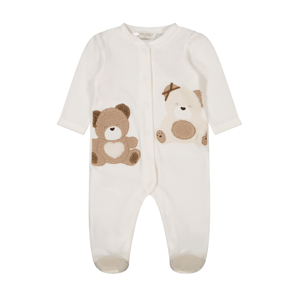 Mayoral Baby Unisex Bodysuit Off White