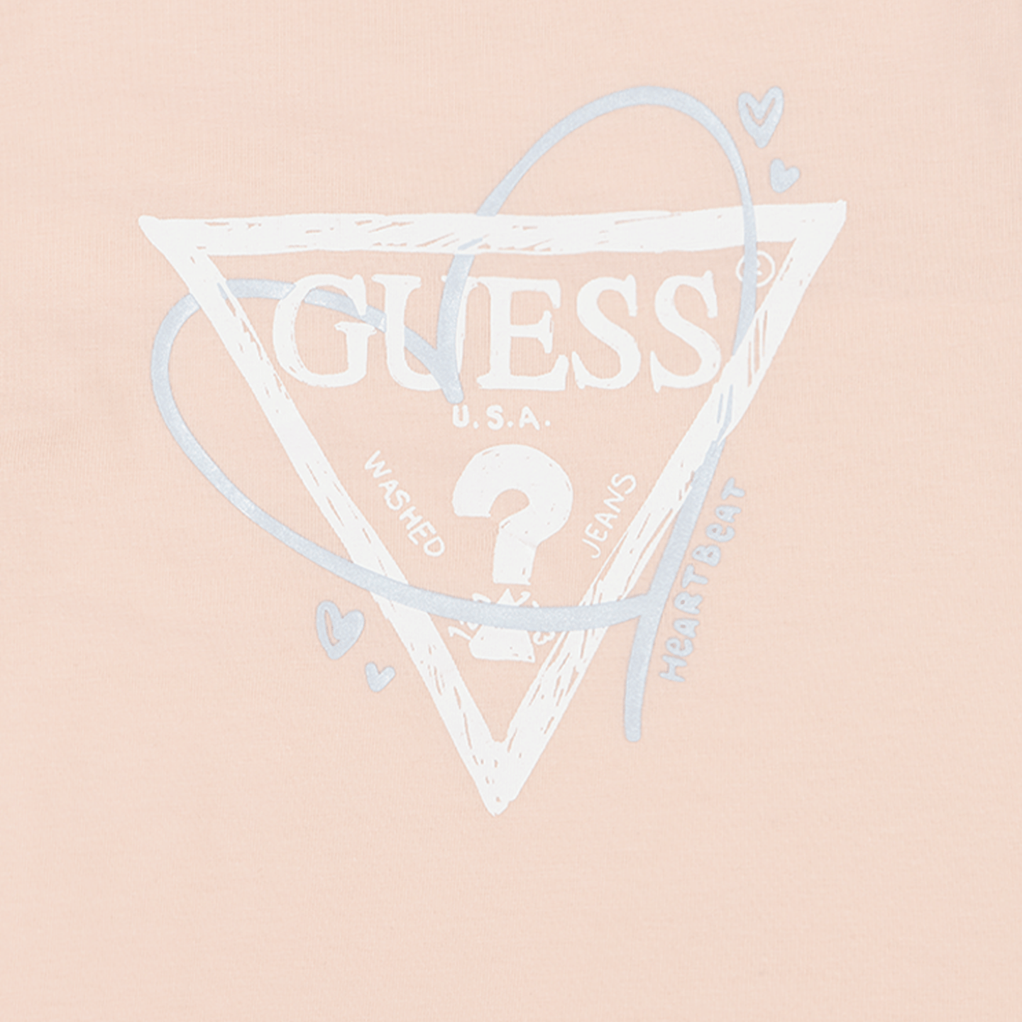 Guess Kinder Meisjes T-Shirt Zalm 2Y