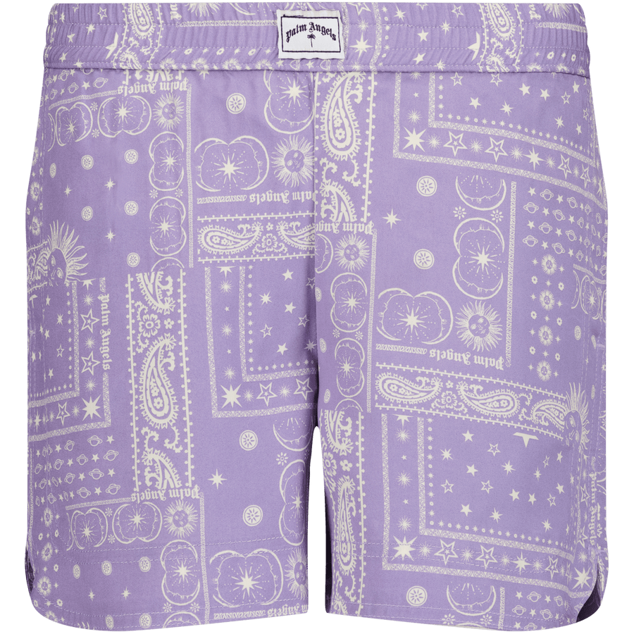 Palm Angels Kinder Meisjes Shorts Lila