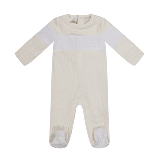 Guess Baby Unisex Bodysuit Off White