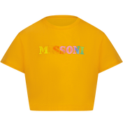 Missoni Children's Girls Tシャツオレンジ