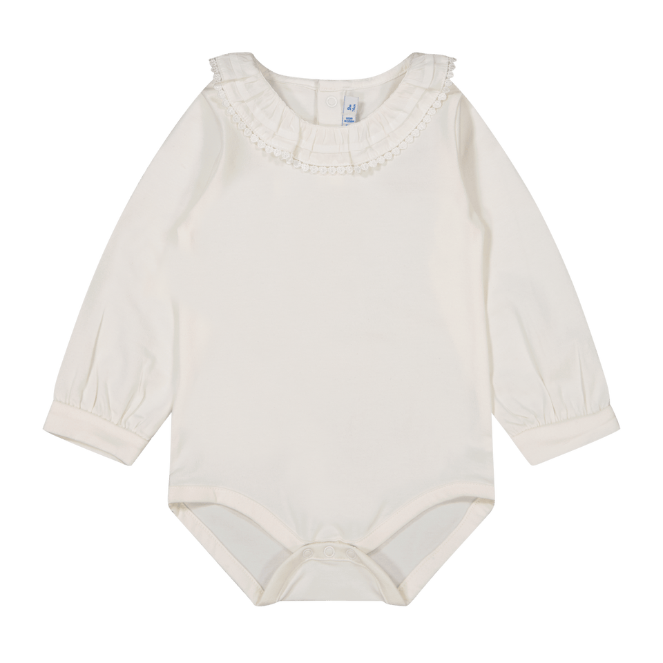 Mayoral Baby Girls Bodysuit Off White