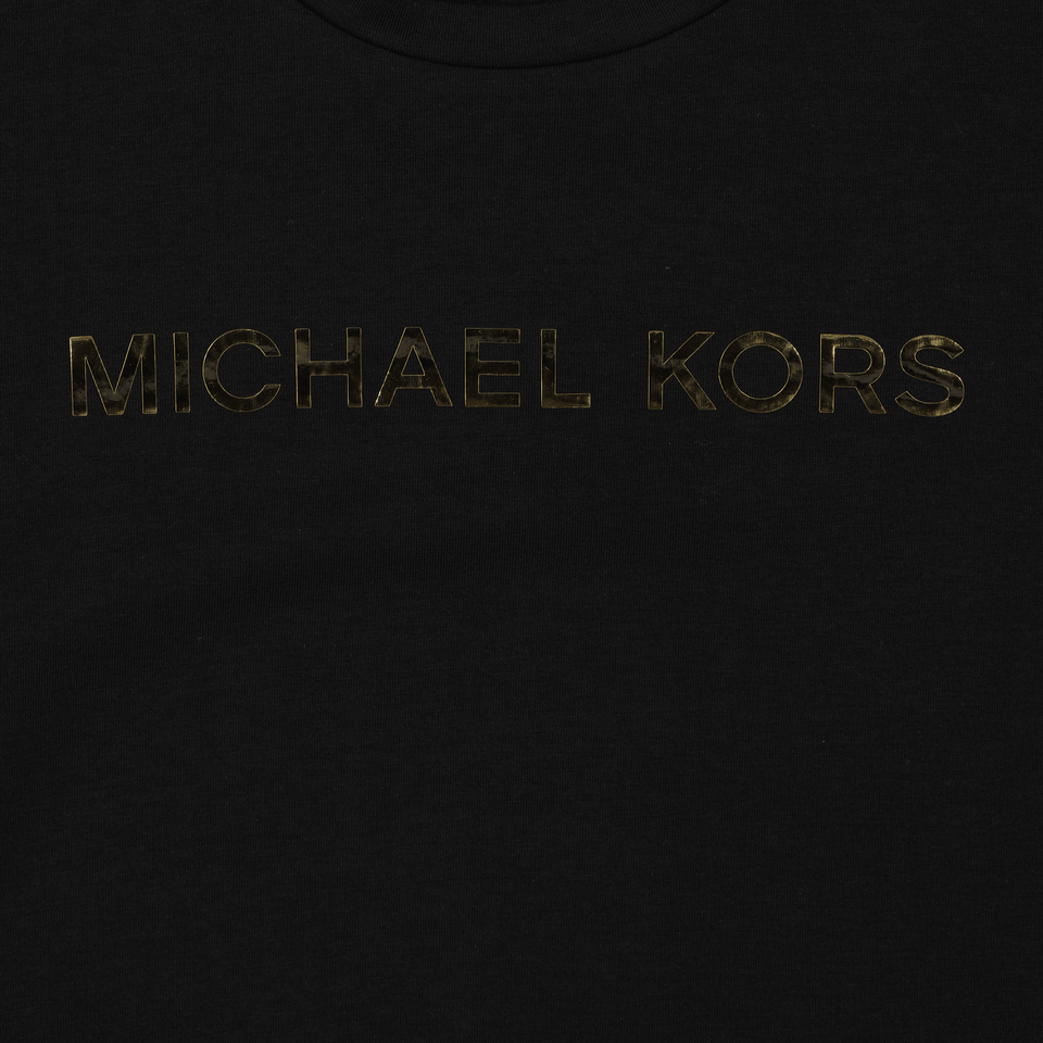 Michael Kors Kids Girls T-Shirt Black