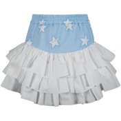 MonnaLisa Kids Girls Skirt Light Blue