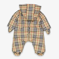 Burberry Harper Baby Unisex Ski Suits In Beige