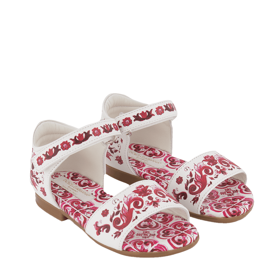 Dolce & Gabbana Girls Sandals White
