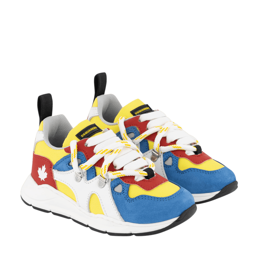 Dsquared2 Kinder Unisex Sneakers Geel