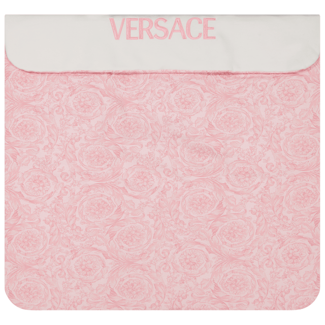 Versace Baby Meisjes Deken Licht Roze ONE
