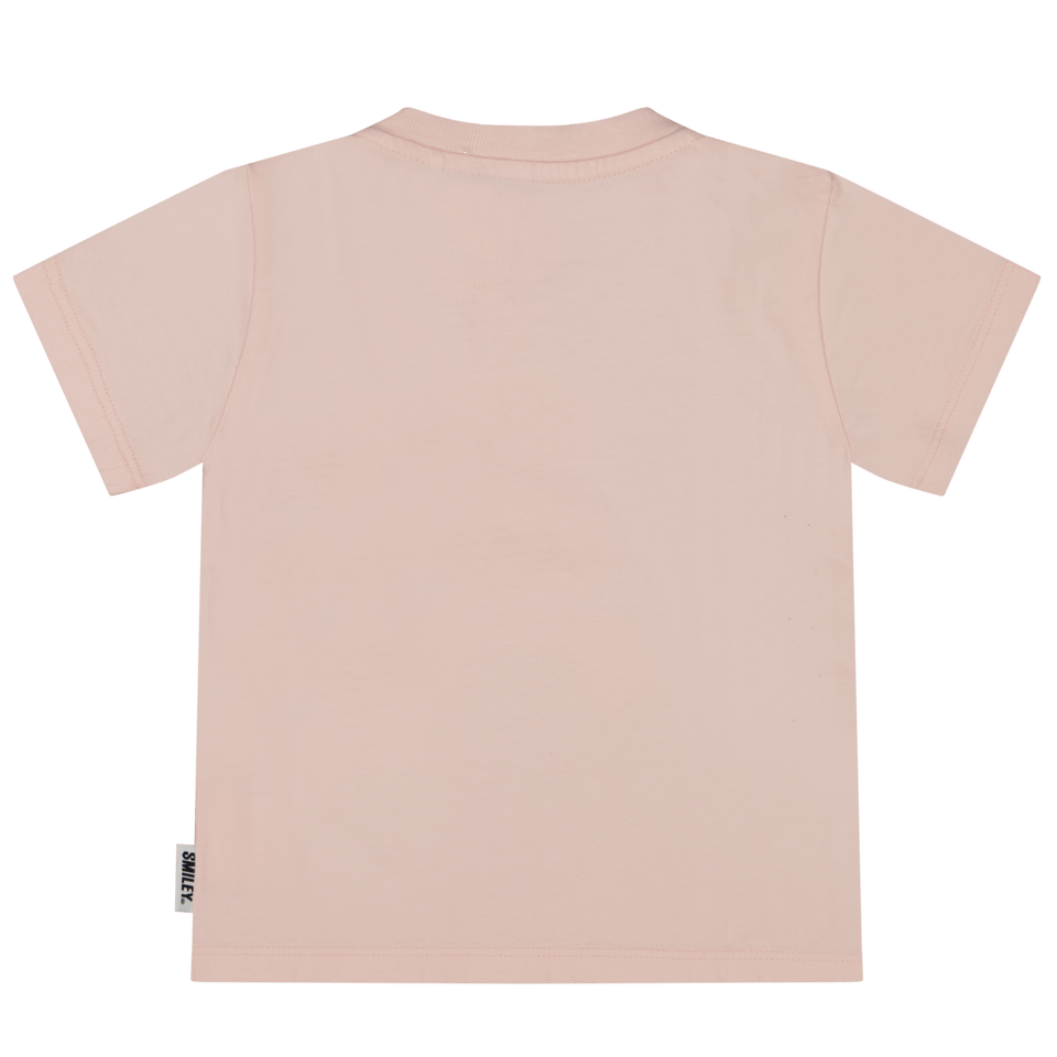 Palm Angels Baby Girls T-Shirt Light Pink