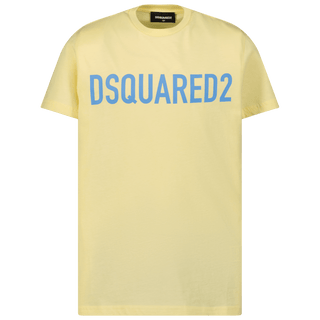 Dsquared2 Kids Unisex T-Shirt Yellow