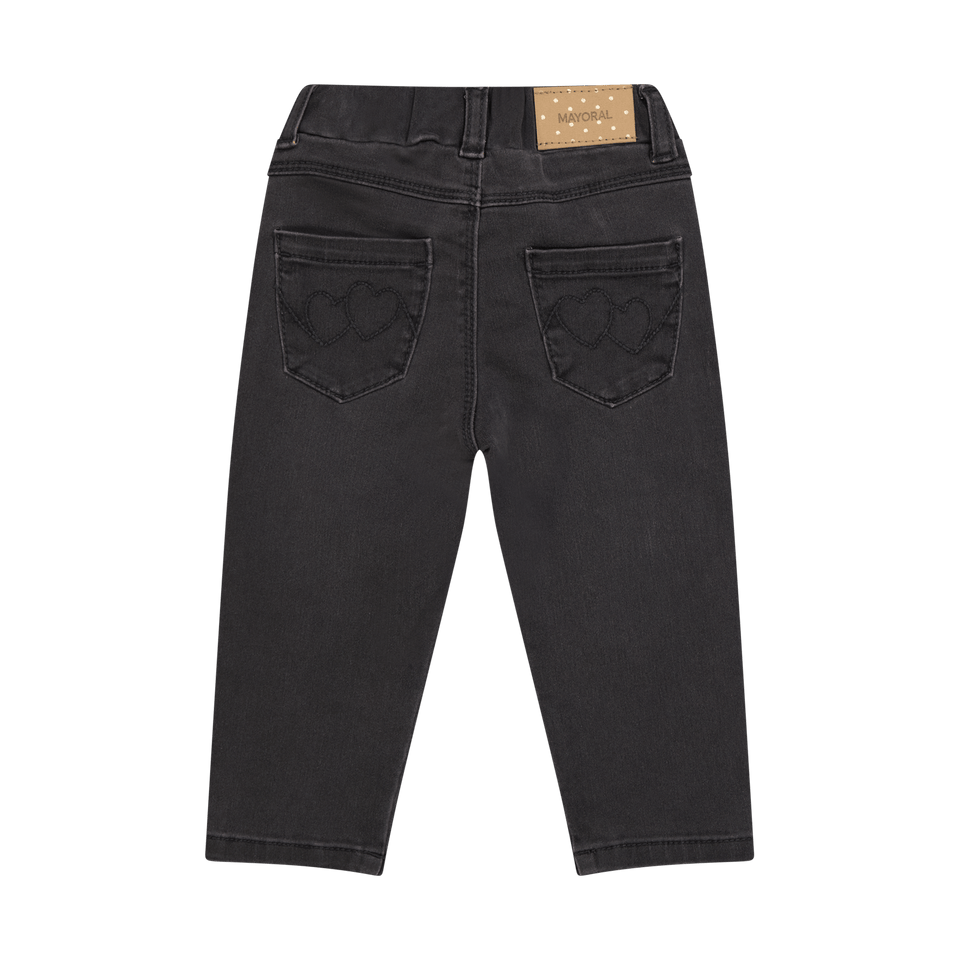 Mayoral Baby Girls Jeans Grey
